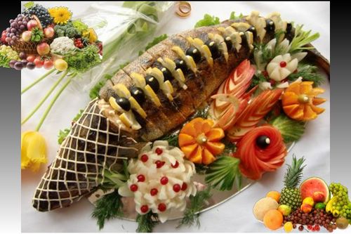 Новогодние гадания Год Огненной Обезьяны 2016 Китайский салат Ю-Шен Рыба запеченая Гадания на Новый год
